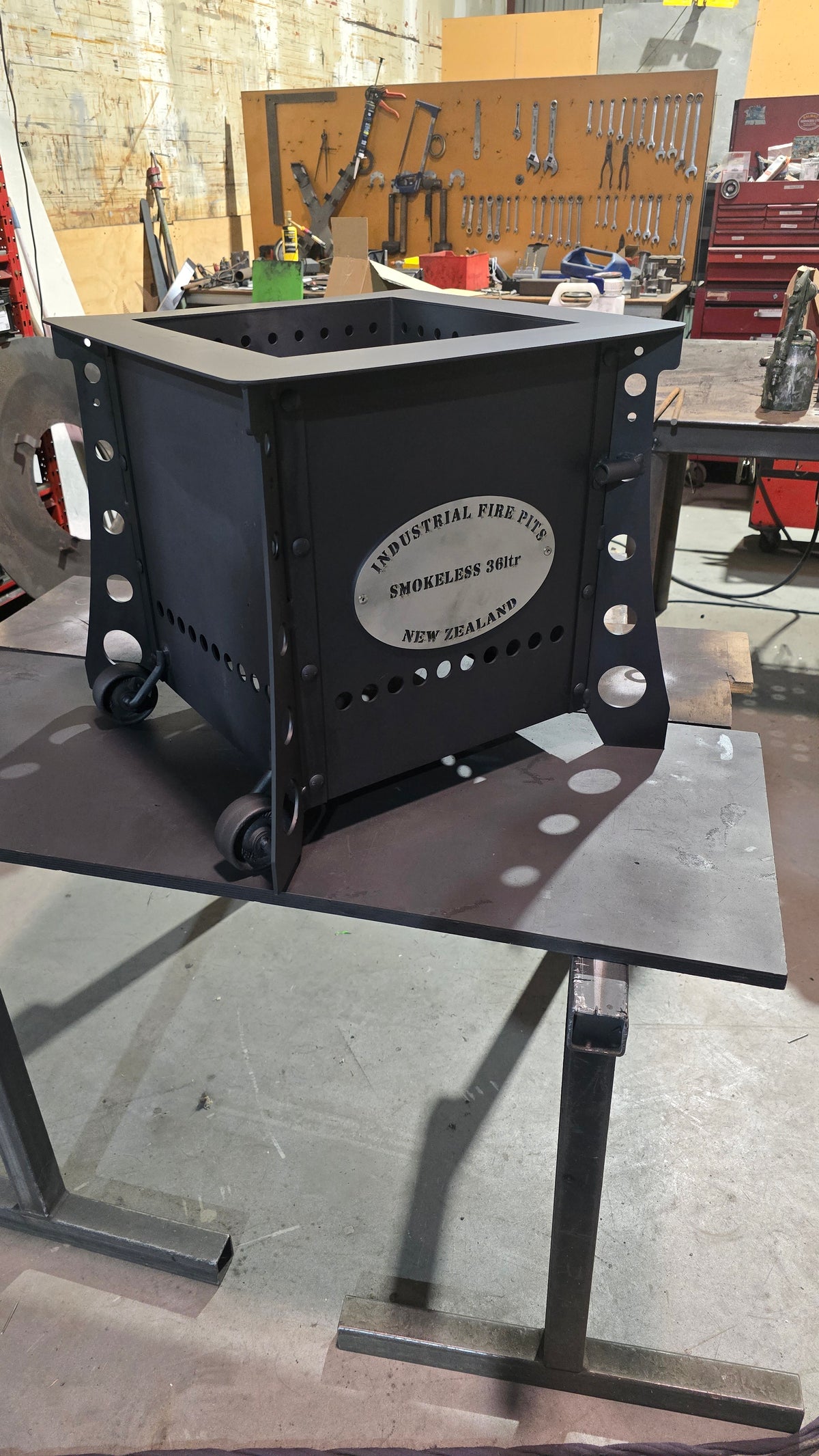 36 Litre Fire Box in Matt Black